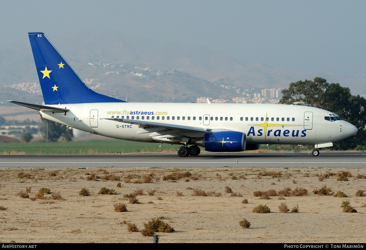 Aircraft Photo of G-STRC | Boeing 737-7BX | Astraeus Airlines | AirHistory.net #337866