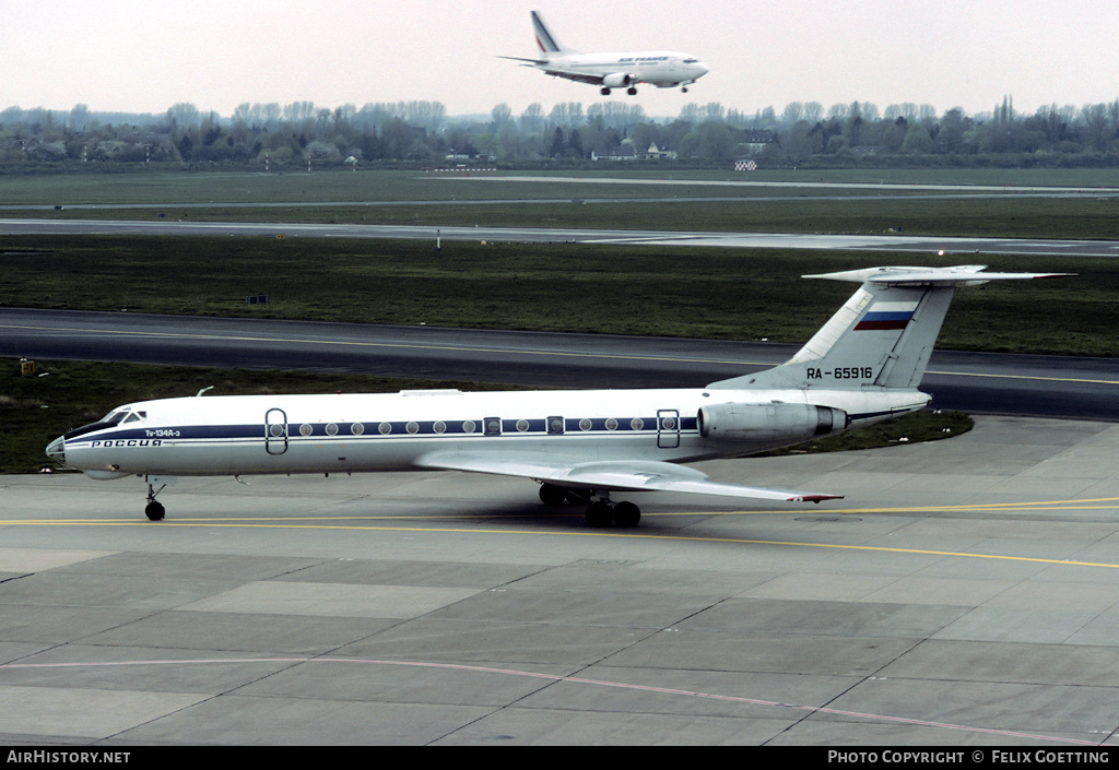 Aircraft Photo of RA-65916 | Tupolev Tu-134A-3 | Rossiya - Special Flight Detachment | AirHistory.net #337872