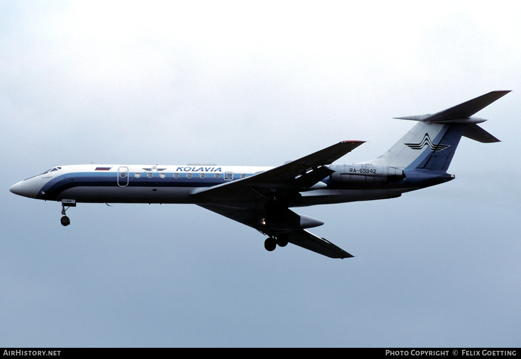 Aircraft Photo of RA-65942 | Tupolev Tu-134A-3 | Kolavia | AirHistory.net #337876