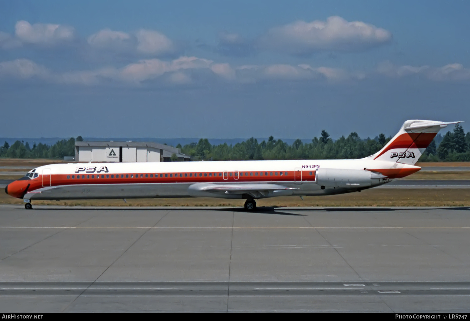 Aircraft Photo of N942PS | McDonnell Douglas MD-82 (DC-9-82) | PSA - Pacific Southwest Airlines | AirHistory.net #337887