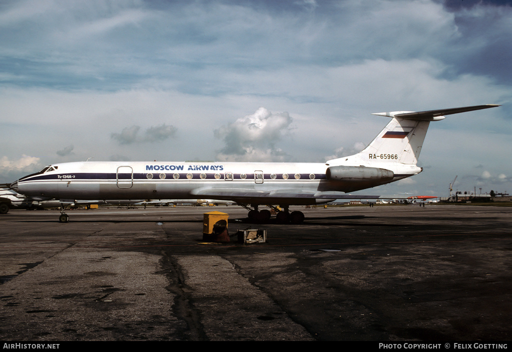 Aircraft Photo of RA-65966 | Tupolev Tu-134A-3 | Moscow Airways | AirHistory.net #337910