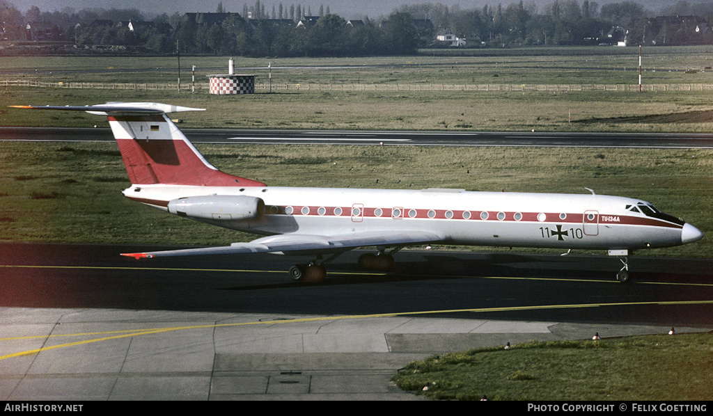 Aircraft Photo of 1110 | Tupolev Tu-134AK | Germany - Air Force | AirHistory.net #337937