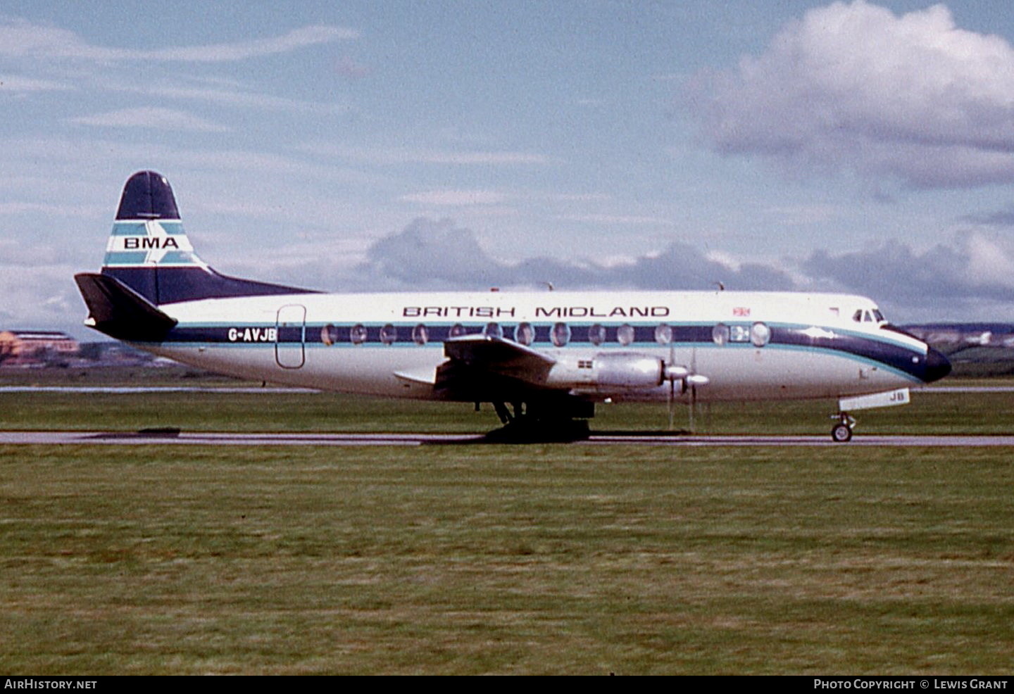 Aircraft Photo of G-AVJB | Vickers 815 Viscount | British Midland Airways - BMA | AirHistory.net #337939