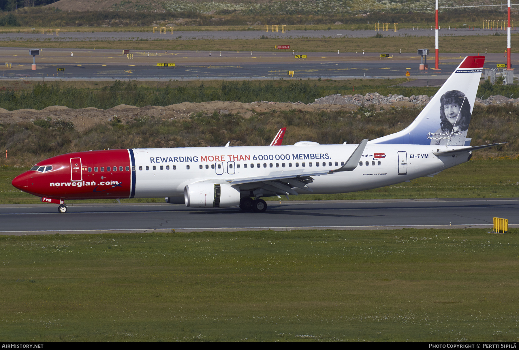 Aircraft Photo of EI-FVM | Boeing 737-800 | Norwegian | AirHistory.net #337941