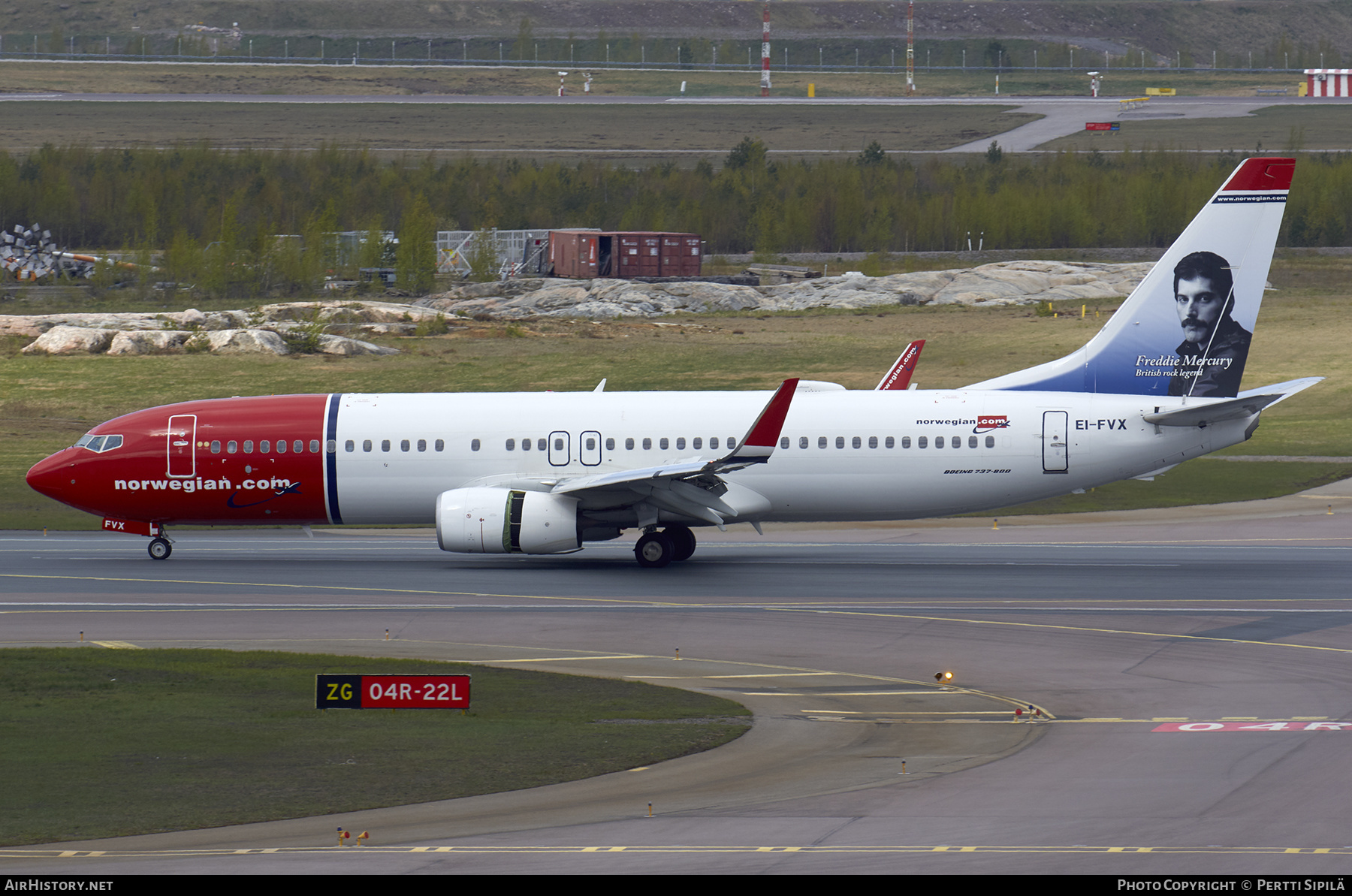 Aircraft Photo of EI-FVX | Boeing 737-800 | Norwegian | AirHistory.net #337958