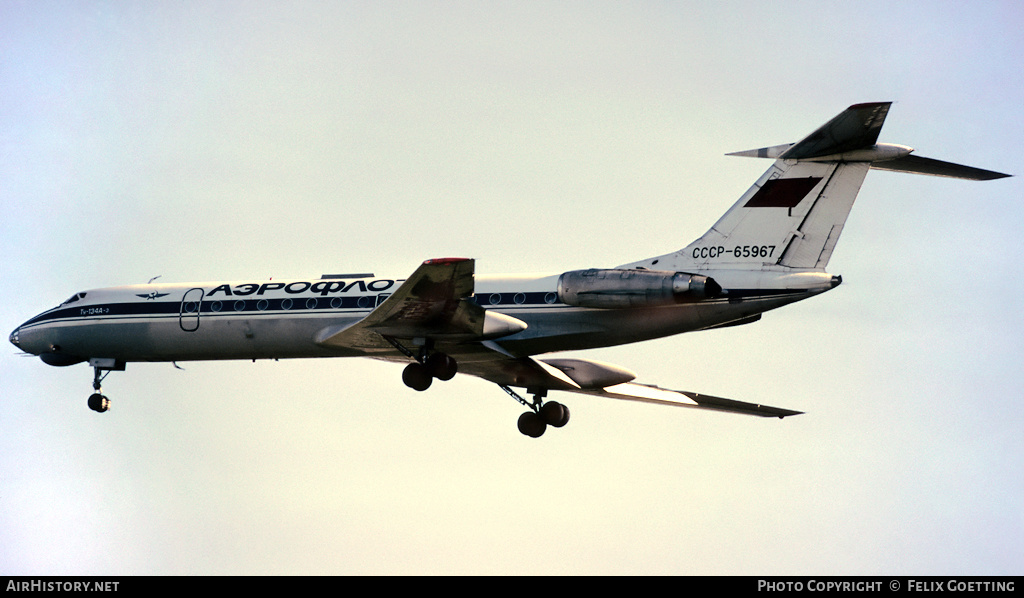 Aircraft Photo of CCCP-65967 | Tupolev Tu-134A-3 | Aeroflot | AirHistory.net #337965
