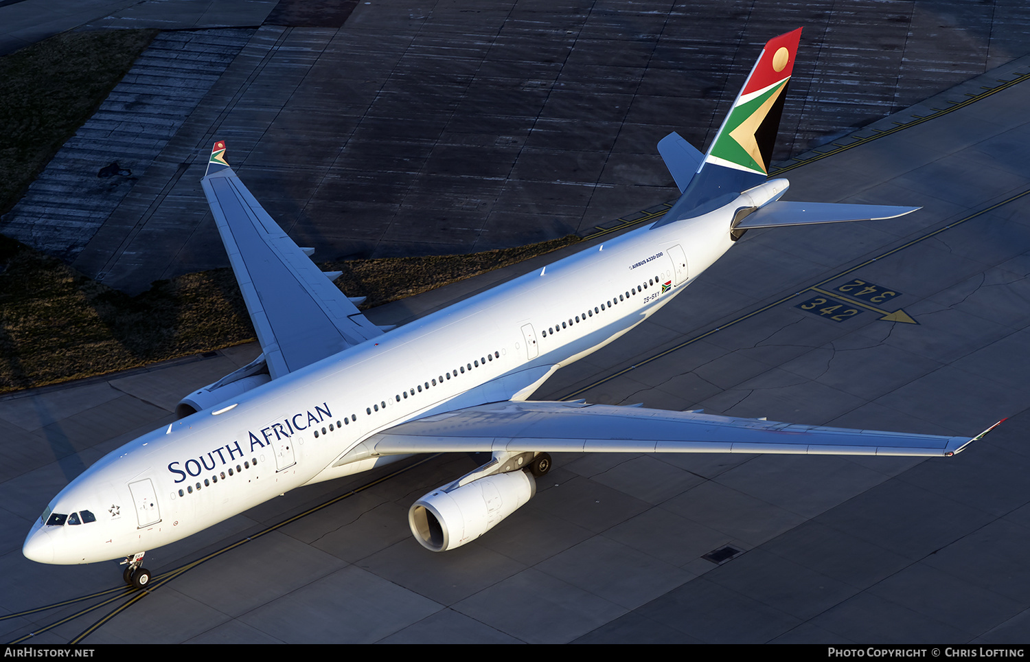 Aircraft Photo of ZS-SXY | Airbus A330-243 | South African Airways | AirHistory.net #337971