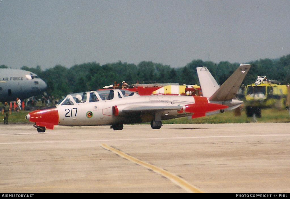 Aircraft Photo of 217 | Fouga CM-170R-2 Magister | Ireland - Air Force | AirHistory.net #337976