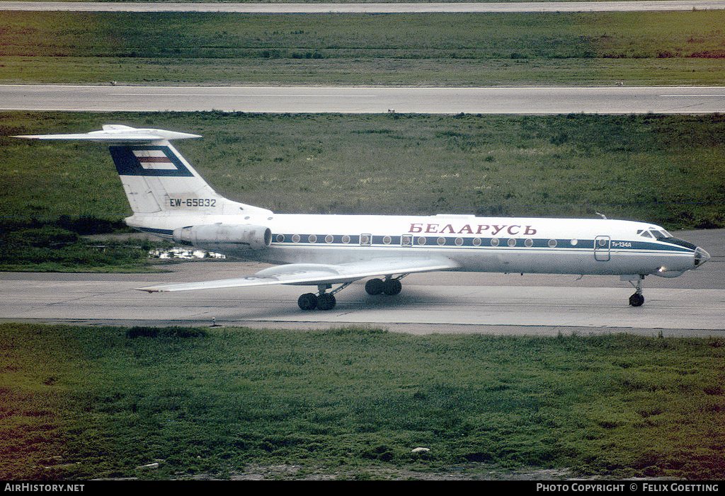 Aircraft Photo of EW-65832 | Tupolev Tu-134A | Belarus Government | AirHistory.net #337979