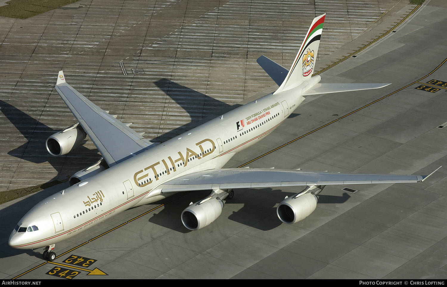 Aircraft Photo of A6-EHD | Airbus A340-541 | Etihad Airways | AirHistory.net #337986