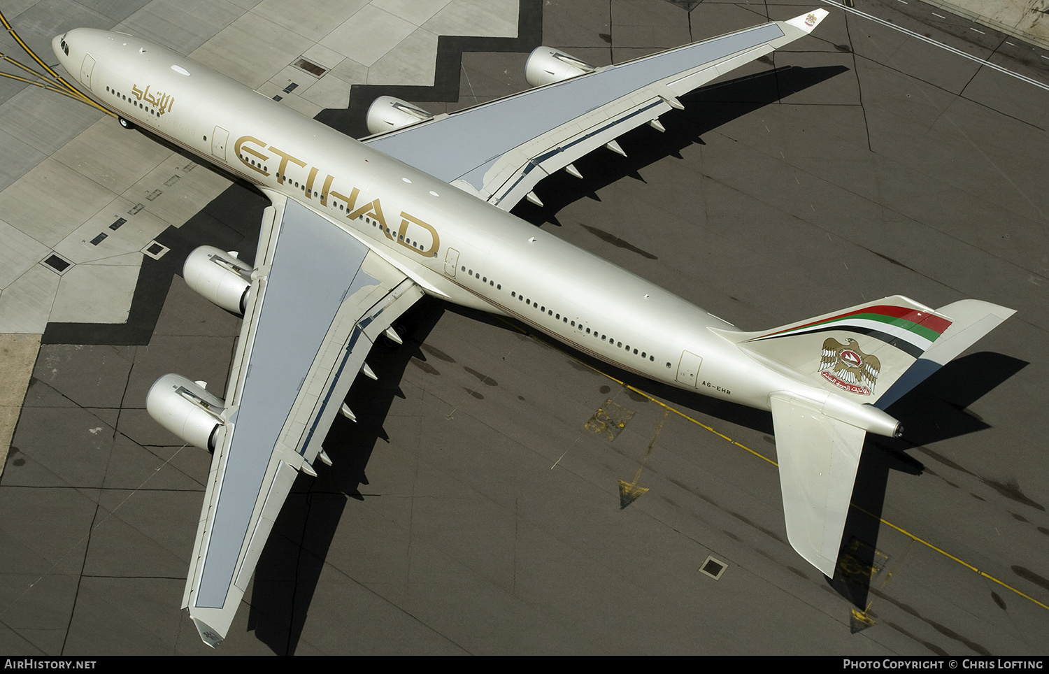 Aircraft Photo of A6-EHB | Airbus A340-541 | Etihad Airways | AirHistory.net #337993