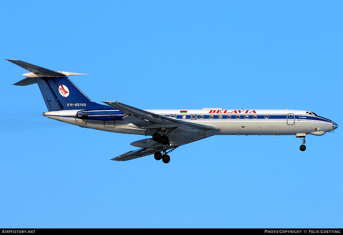 Aircraft Photo of EW-65149 | Tupolev Tu-134A | Belavia | AirHistory.net #338002
