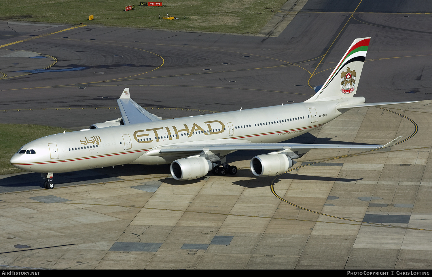 Aircraft Photo of A6-EHC | Airbus A340-541 | Etihad Airways | AirHistory.net #338006