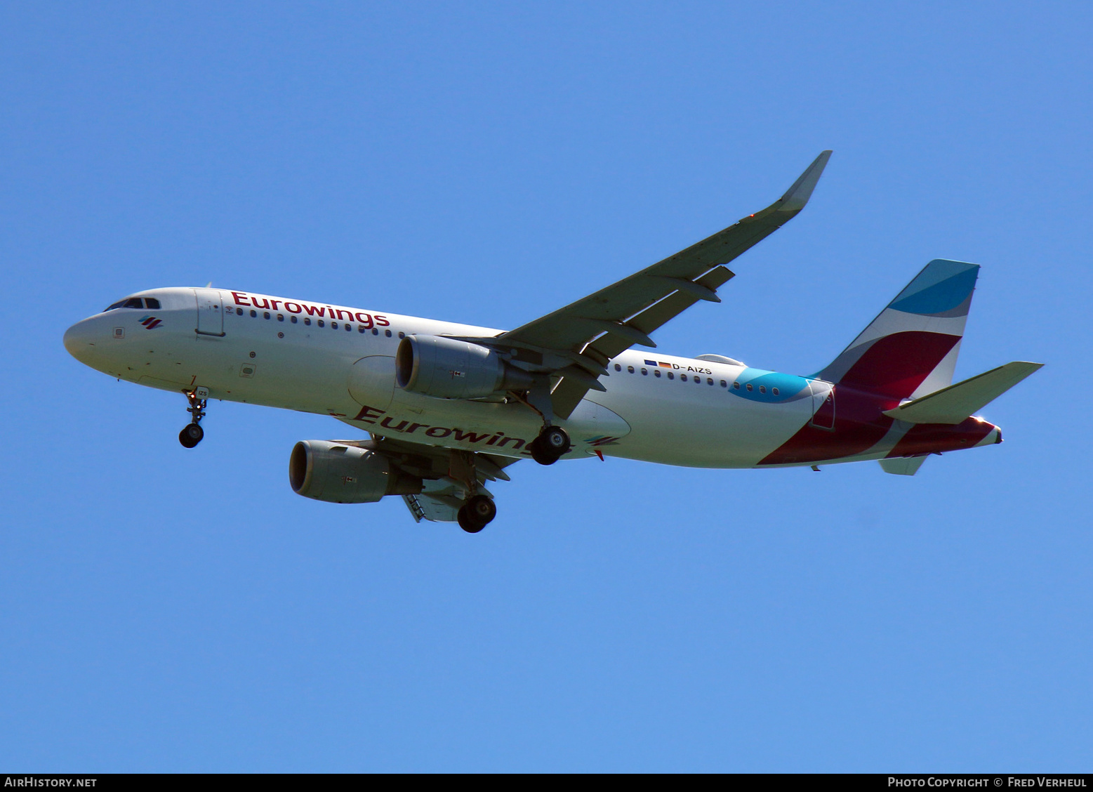 Aircraft Photo of D-AIZS | Airbus A320-214 | Eurowings | AirHistory.net #338019