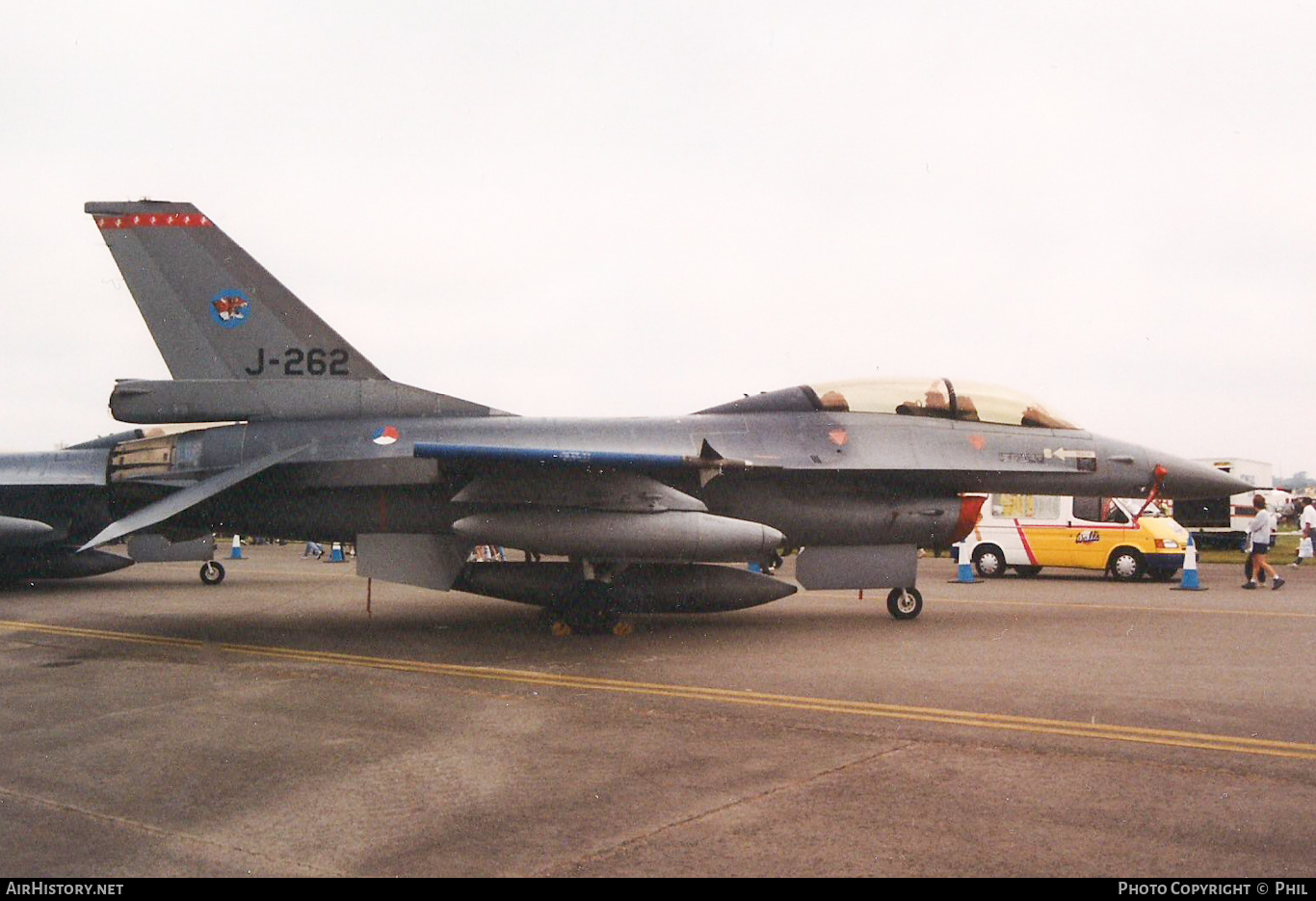 Aircraft Photo of J-262 | General Dynamics F-16B Fighting Falcon | Netherlands - Air Force | AirHistory.net #338028