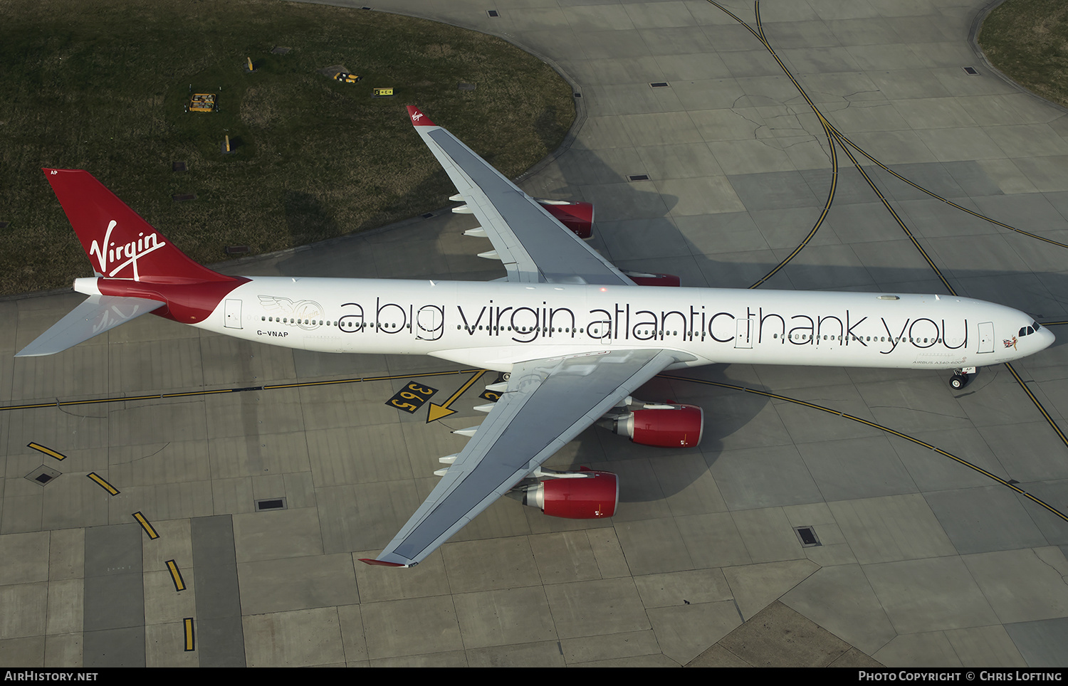 Aircraft Photo of G-VNAP | Airbus A340-642 | Virgin Atlantic Airways | AirHistory.net #338031
