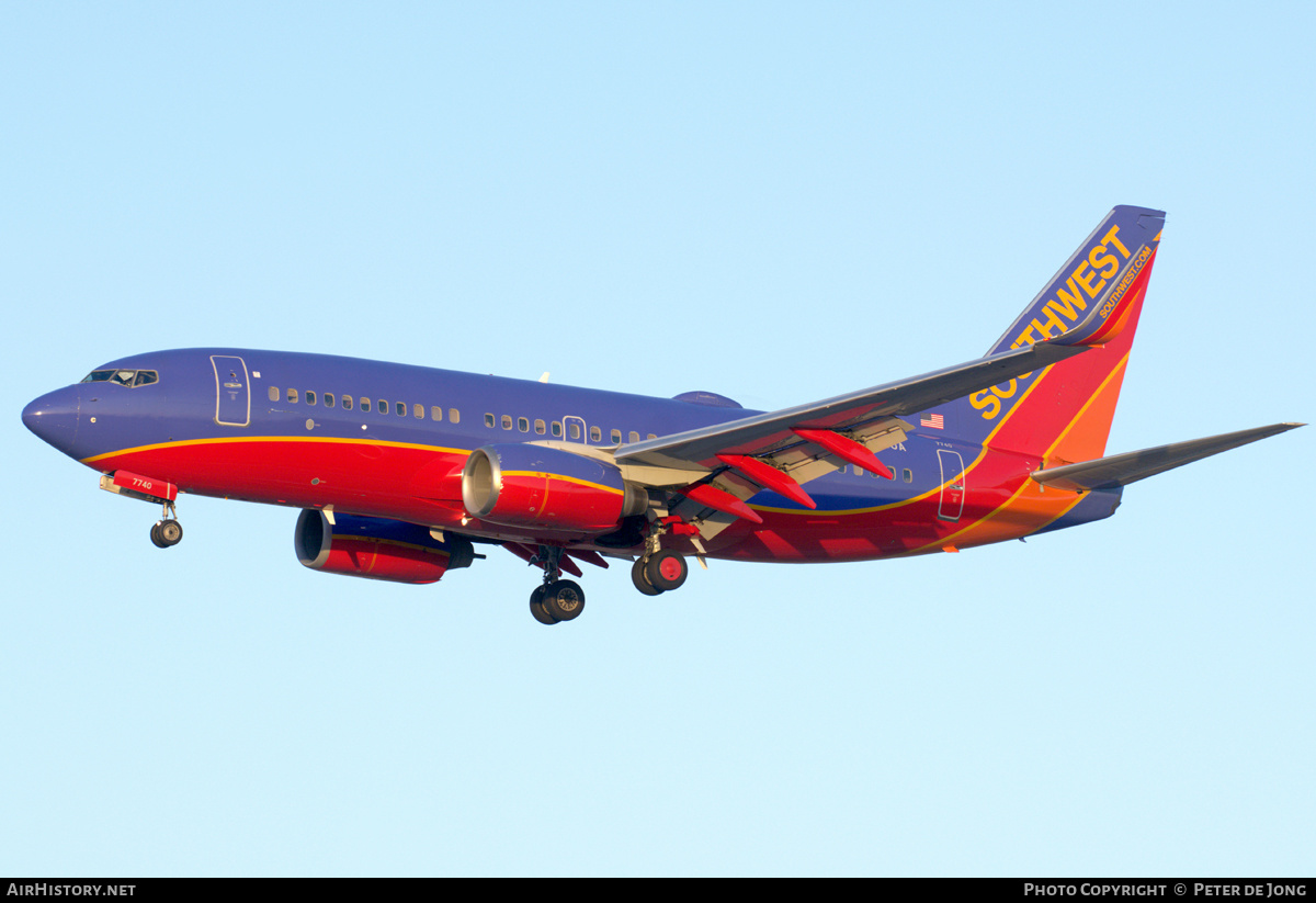 Aircraft Photo of N7740A | Boeing 737-7BD | Southwest Airlines | AirHistory.net #338054