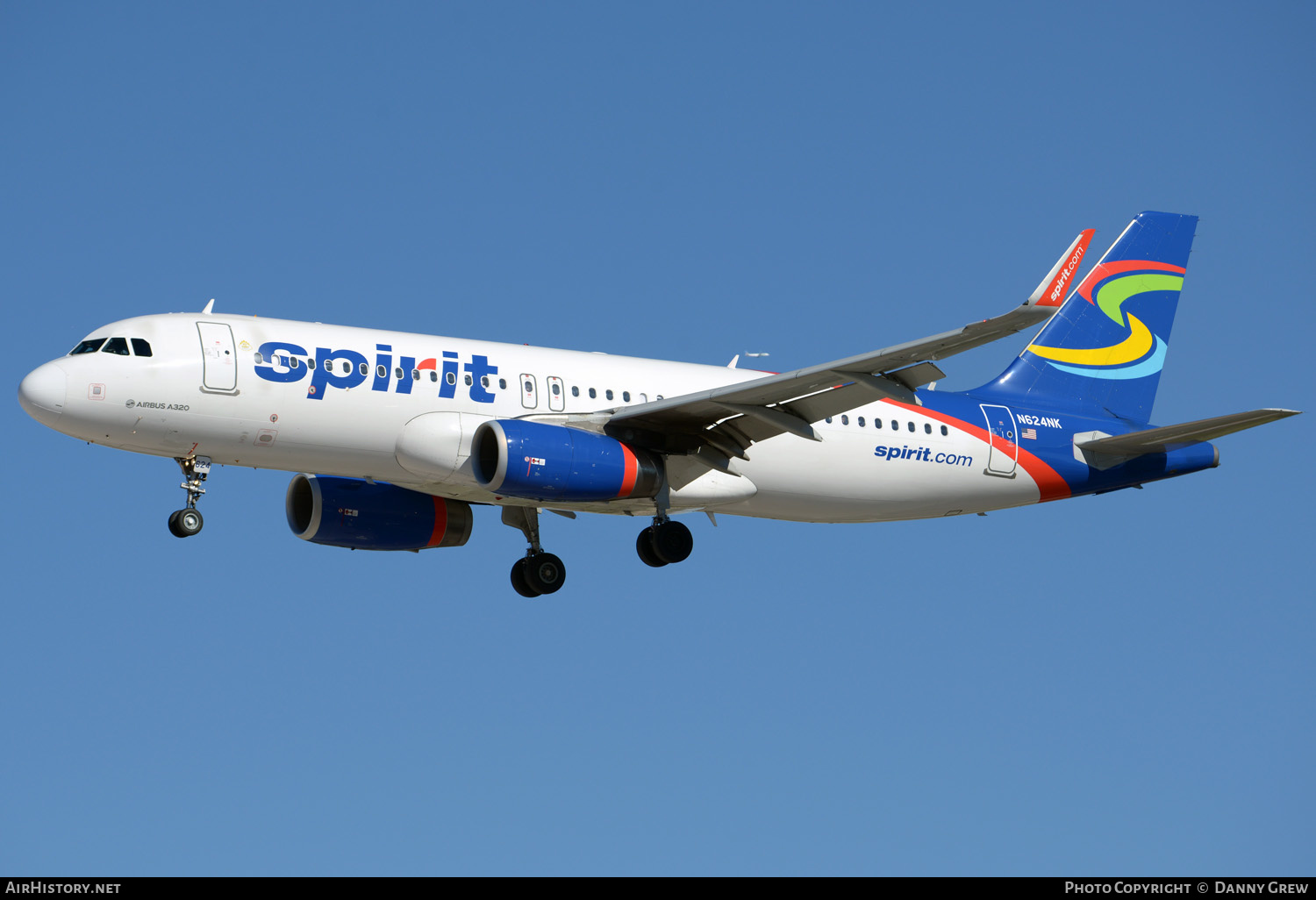 Aircraft Photo of N624NK | Airbus A320-232 | Spirit Airlines | AirHistory.net #338070