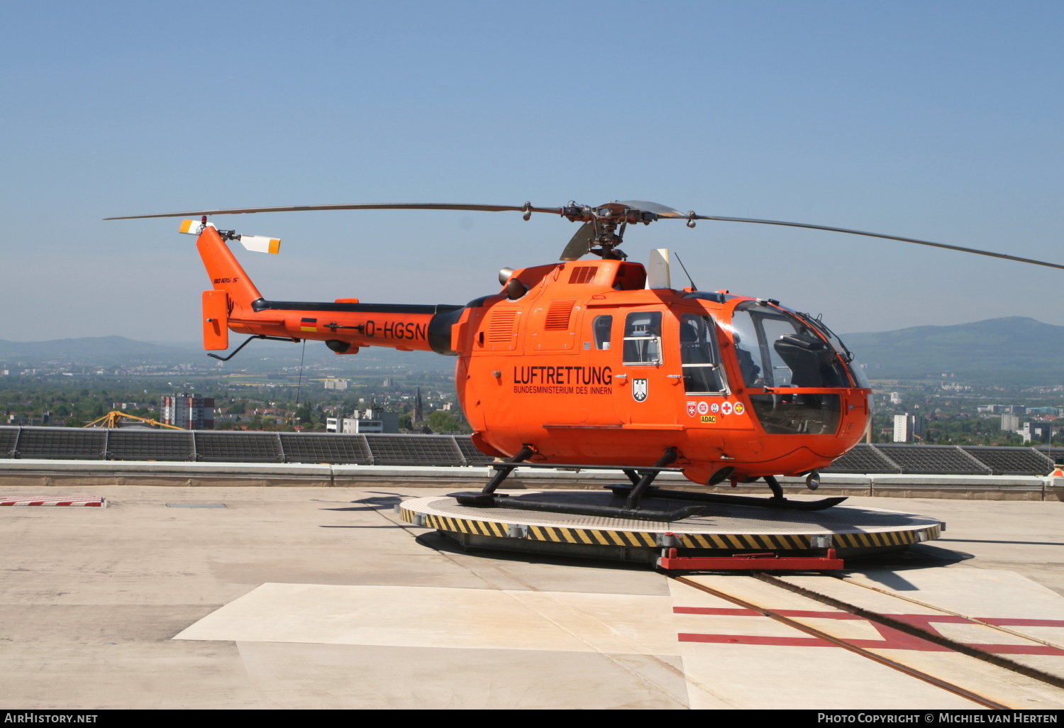 Aircraft Photo of D-HGSN | Eurocopter BO-105CBS-5 | Luftrettung - Bundesministerium des Innern | AirHistory.net #338105