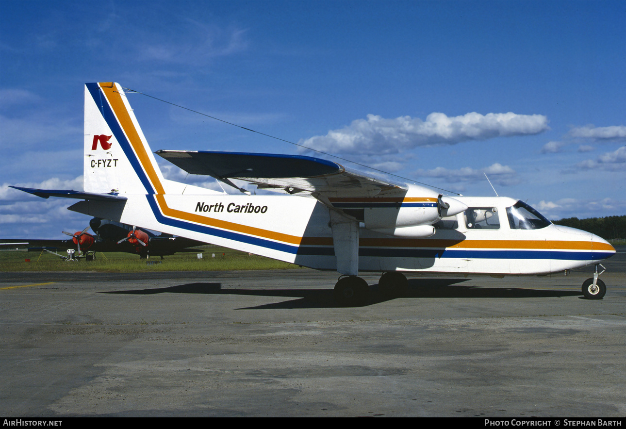 Aircraft Photo of C-FYZT | Britten-Norman BN-2A-27 Islander | North Cariboo Air | AirHistory.net #338110