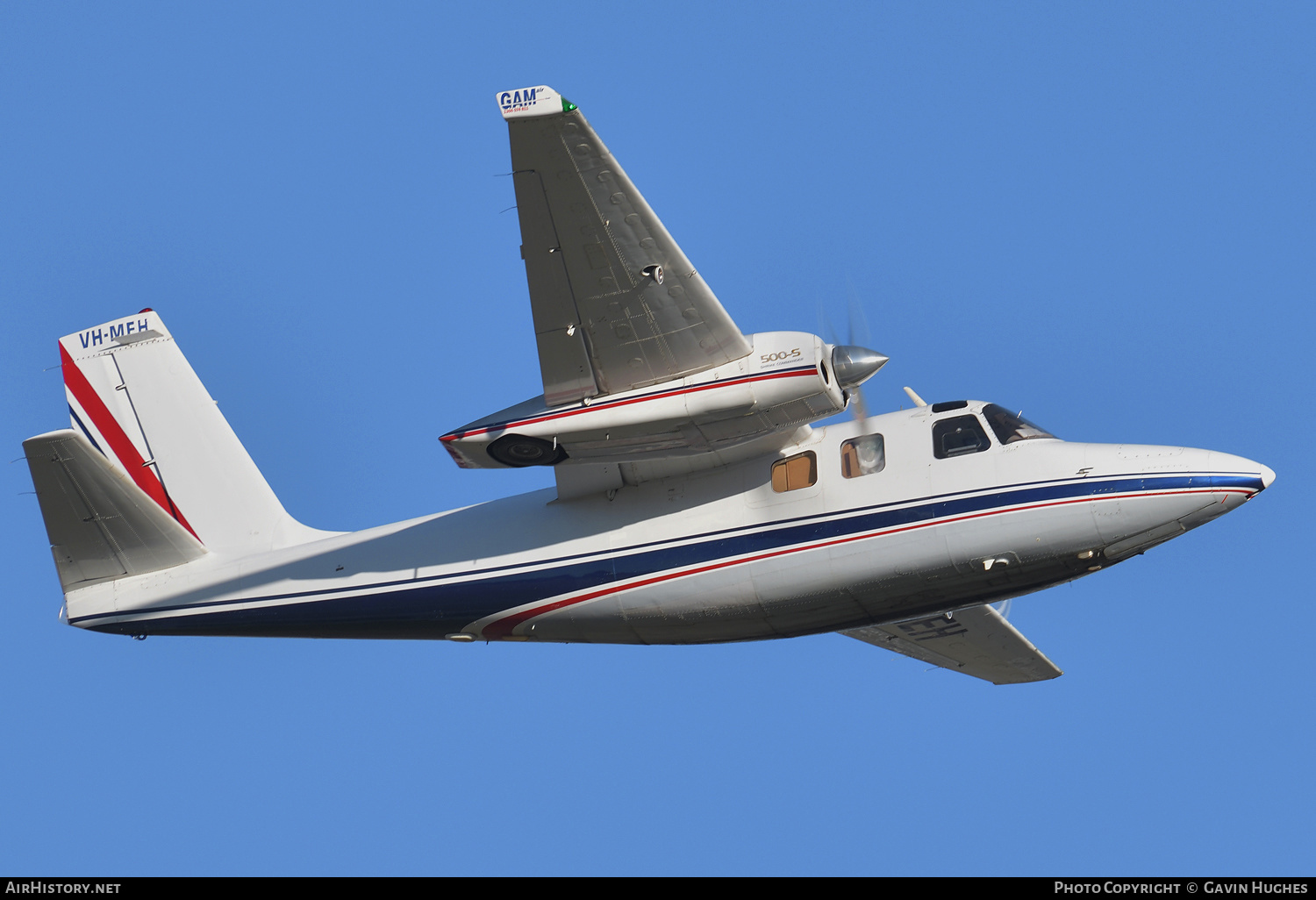 Aircraft Photo of VH-MEH | Rockwell 500S Shrike Commander | GAMair - General Aviation Maintenance | AirHistory.net #338122