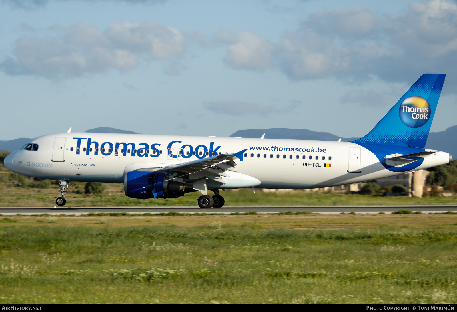 Aircraft Photo of OO-TCL | Airbus A320-211 | Thomas Cook Airlines | AirHistory.net #338144