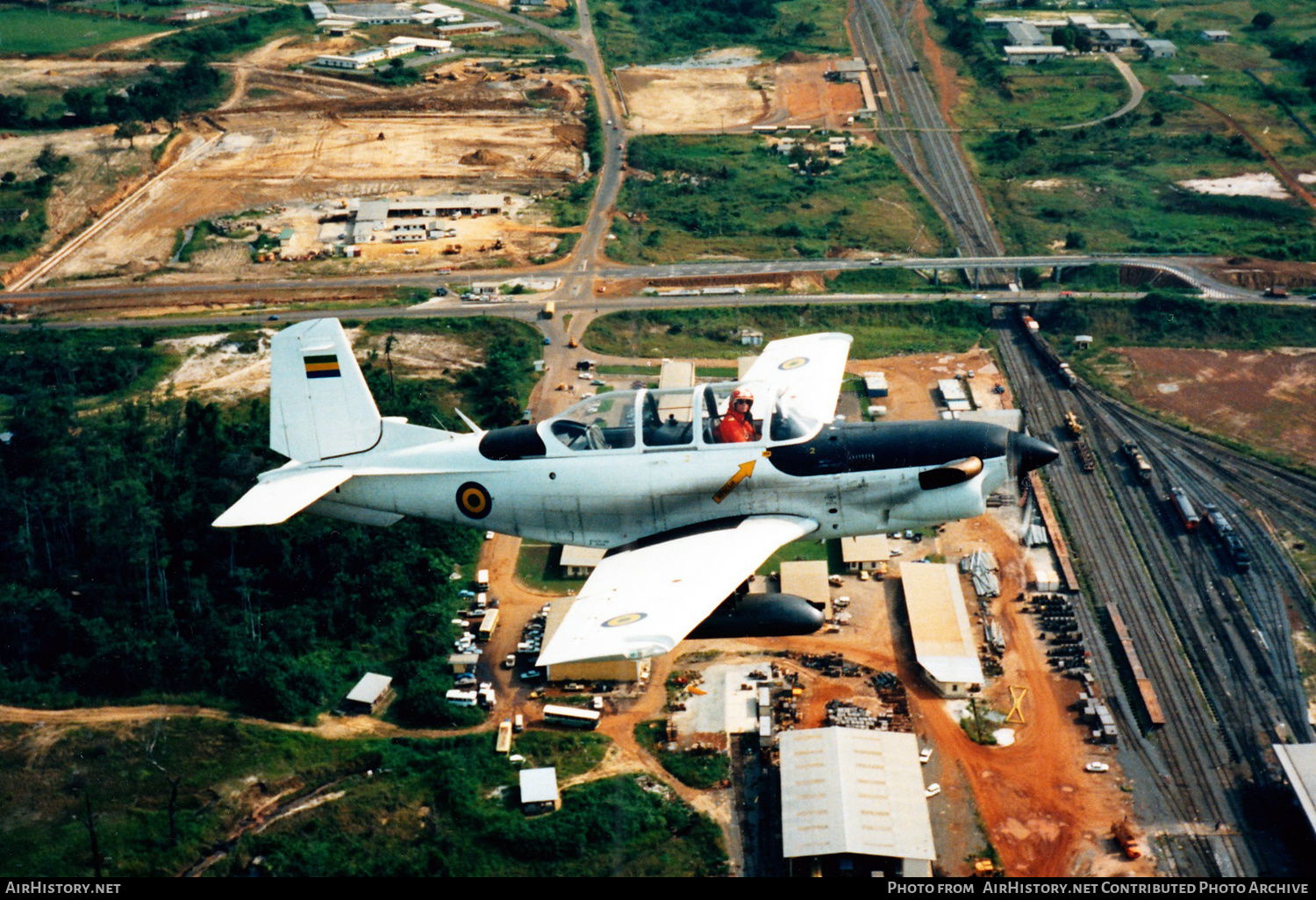 Aircraft Photo of TR-KF* | Beech T-34C Turbo Mentor (45) | Gabon - Air Force | AirHistory.net #338178
