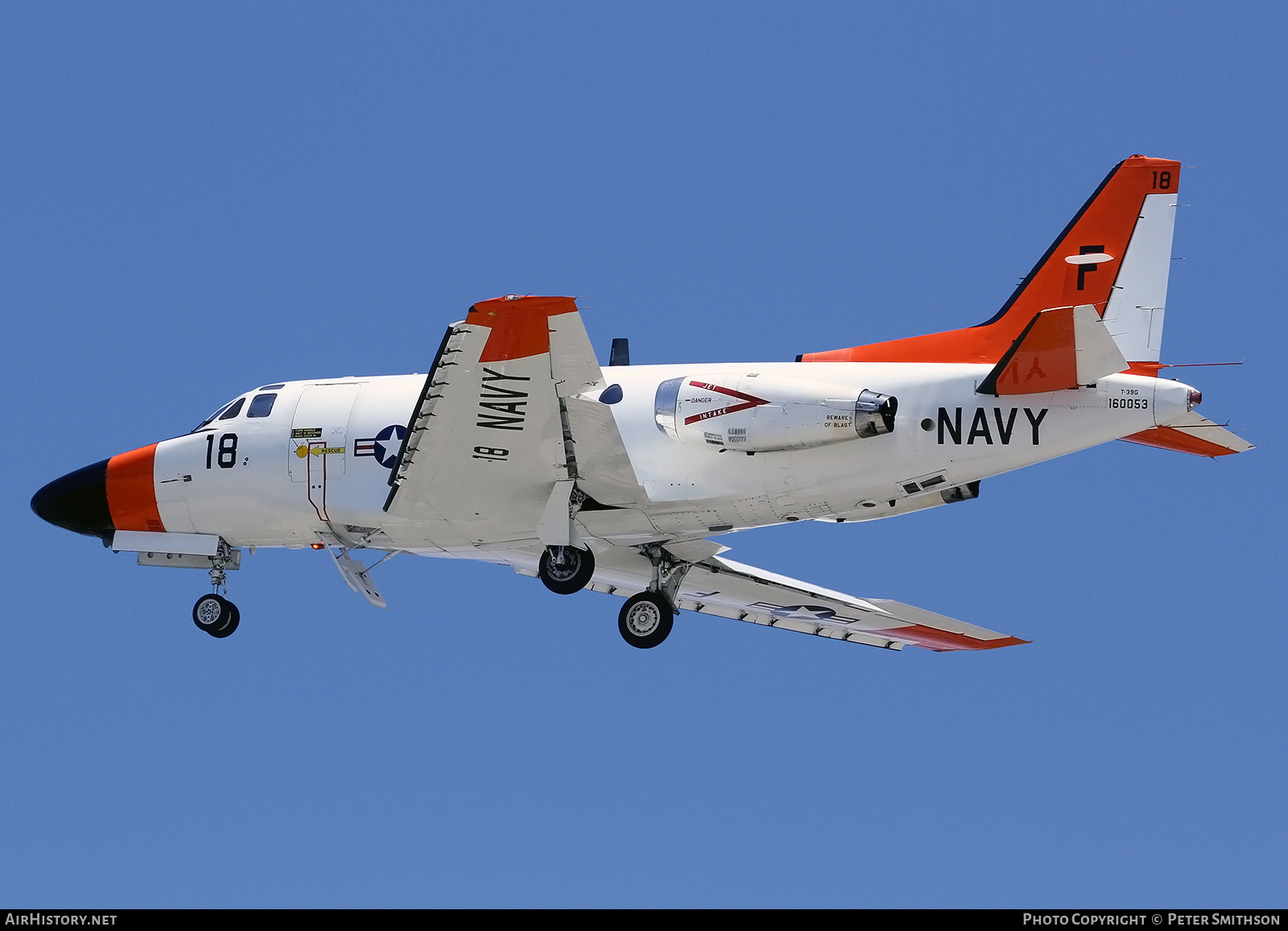 Aircraft Photo of 160053 | North American Rockwell T-39G | USA - Navy | AirHistory.net #338183