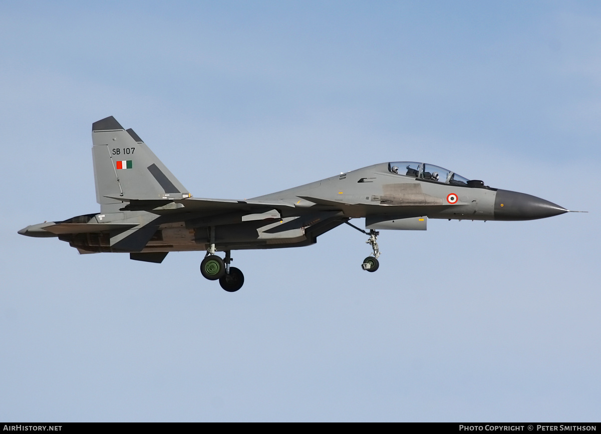 Aircraft Photo of SB107 | Sukhoi Su-30MKI | India - Air Force | AirHistory.net #338185