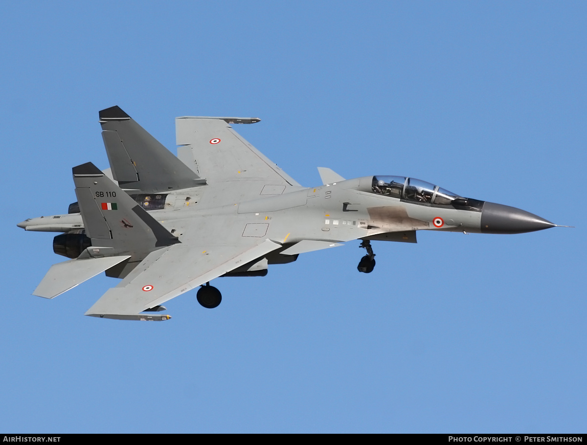 Aircraft Photo of SB110 | Sukhoi Su-30MKI | India - Air Force | AirHistory.net #338190