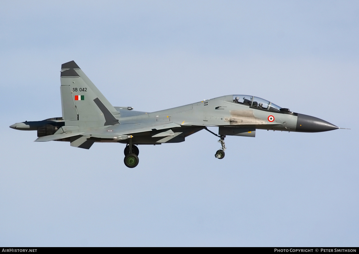 Aircraft Photo of SB042 | Sukhoi Su-30MKI | India - Air Force | AirHistory.net #338191