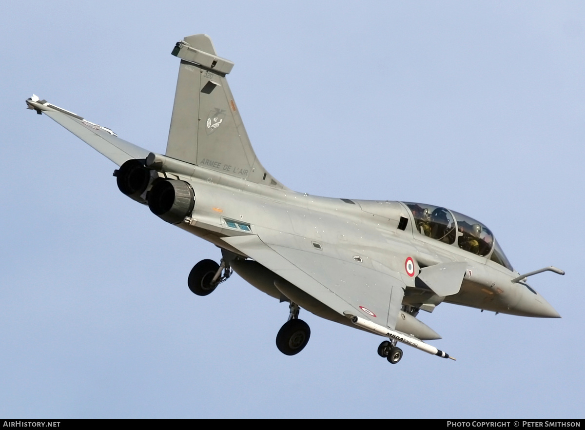 Aircraft Photo of 320 | Dassault Rafale B | France - Air Force | AirHistory.net #338199