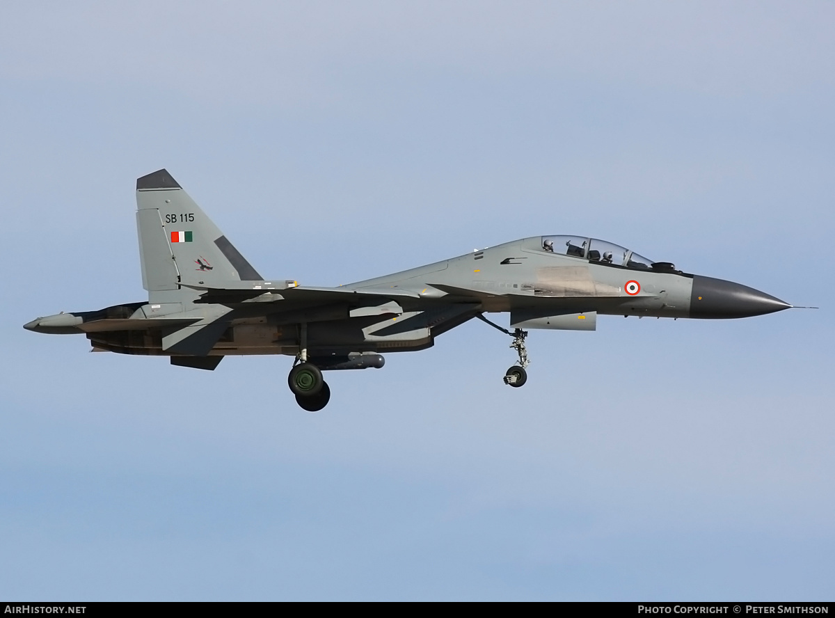 Aircraft Photo of SB115 | Sukhoi Su-30MKI | India - Air Force | AirHistory.net #338208