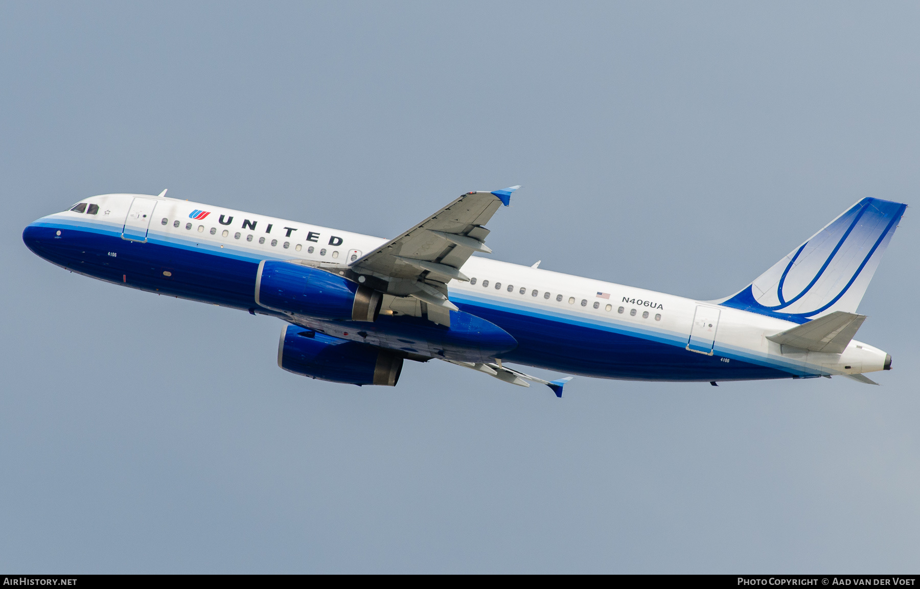 Aircraft Photo of N406UA | Airbus A320-232 | United Airlines | AirHistory.net #338220