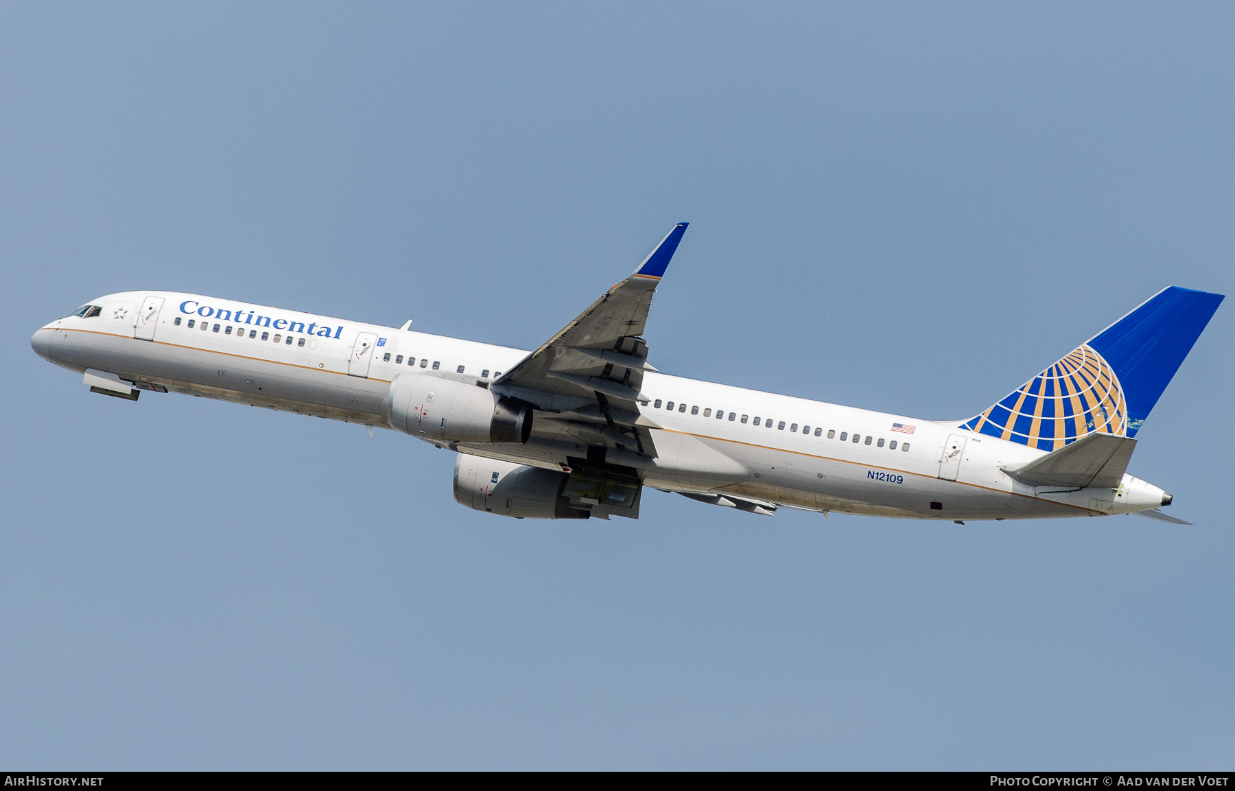 Aircraft Photo of N12109 | Boeing 757-224 | Continental Airlines | AirHistory.net #338235