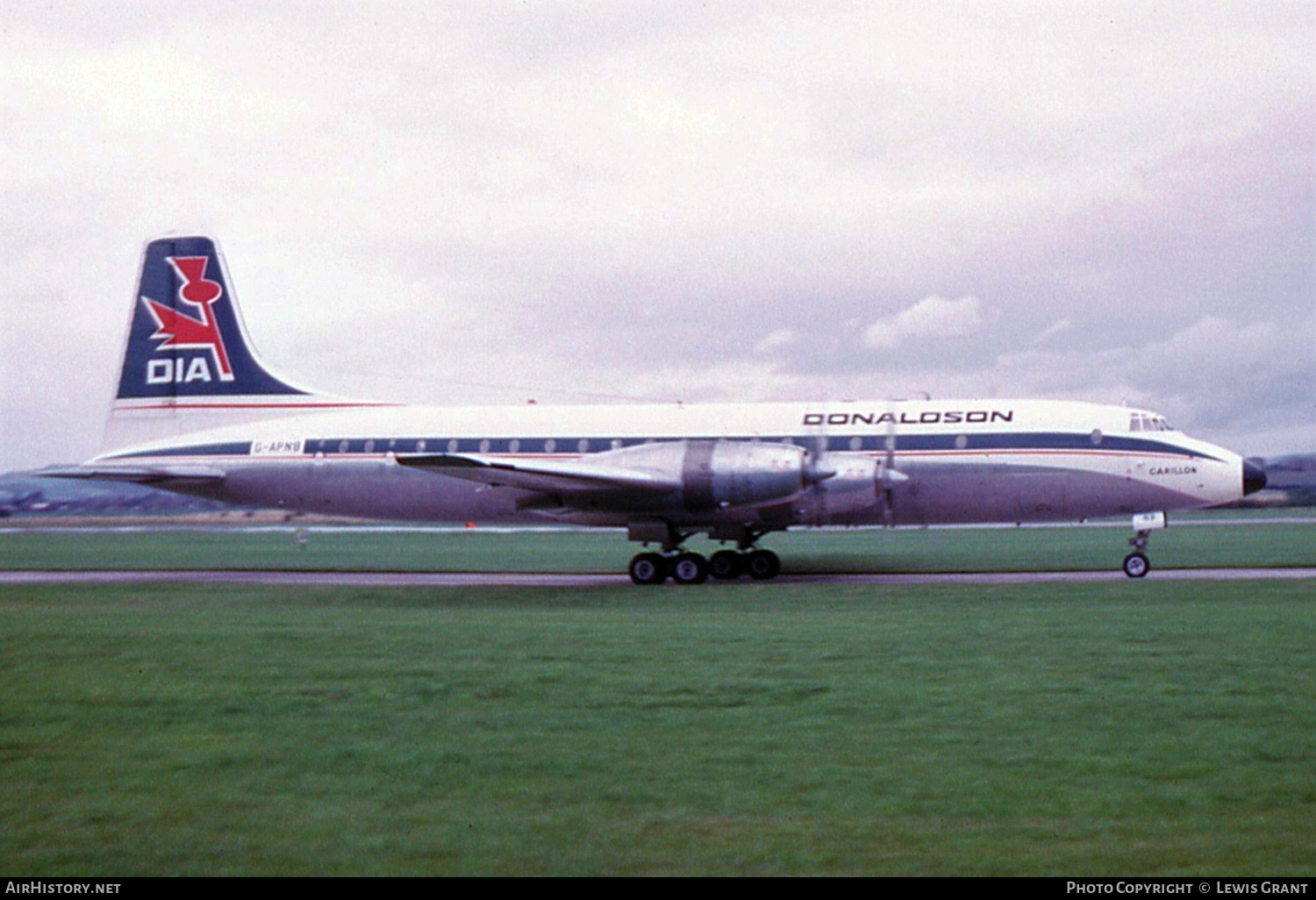 Aircraft Photo of G-APNB | Bristol 175 Britannia 317 | Donaldson International Airways | AirHistory.net #338247