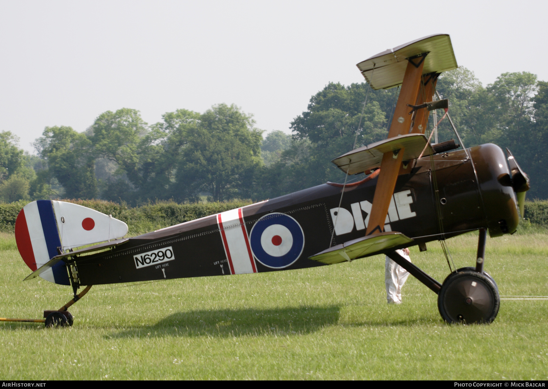 Aircraft Photo of G-BOCK / N6290 | Sopwith Triplane (replica) | UK - Air Force | AirHistory.net #338269