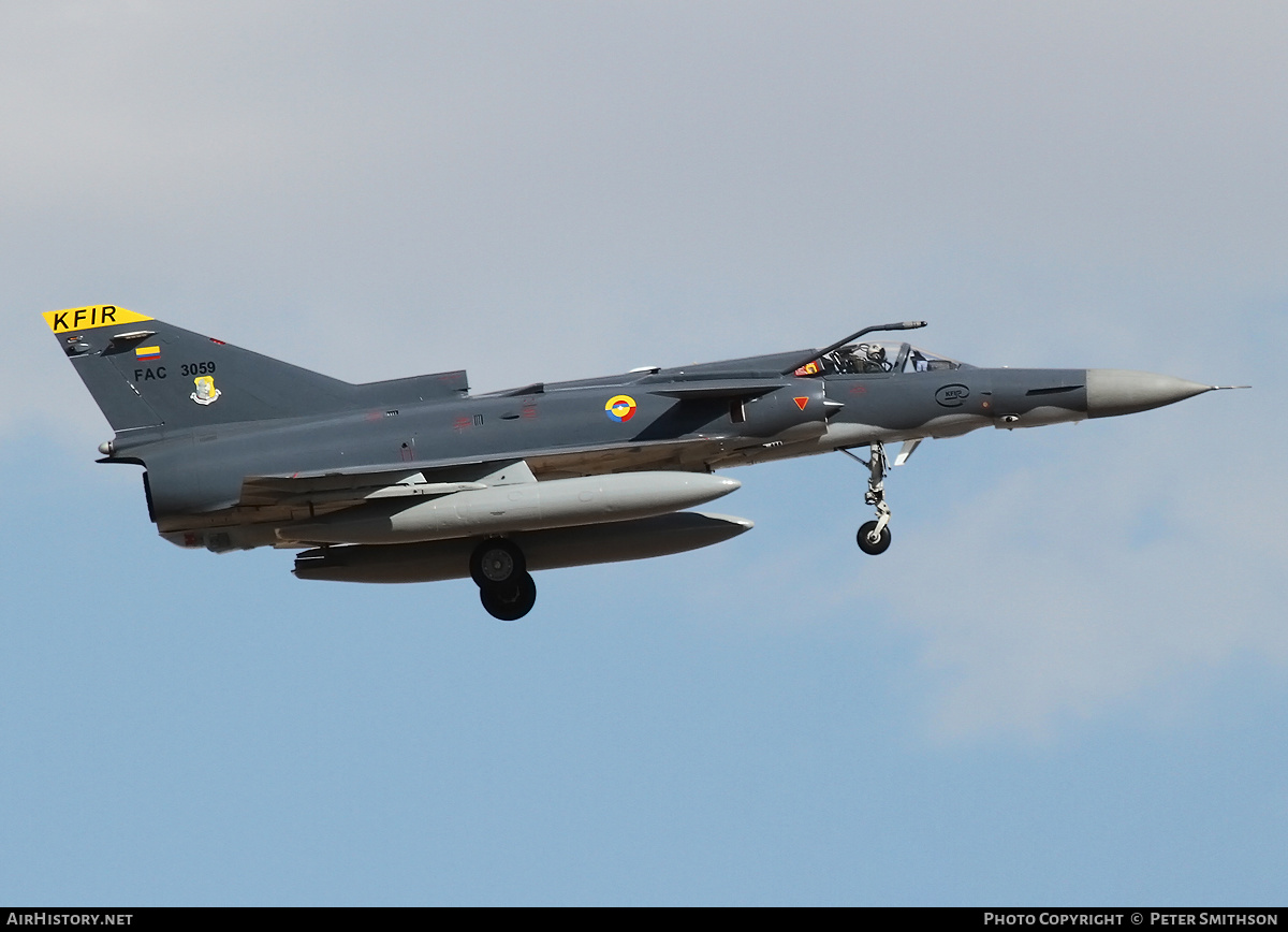 Aircraft Photo of FAC3059 | Israel Aircraft Industries Kfir COA | Colombia - Air Force | AirHistory.net #338281