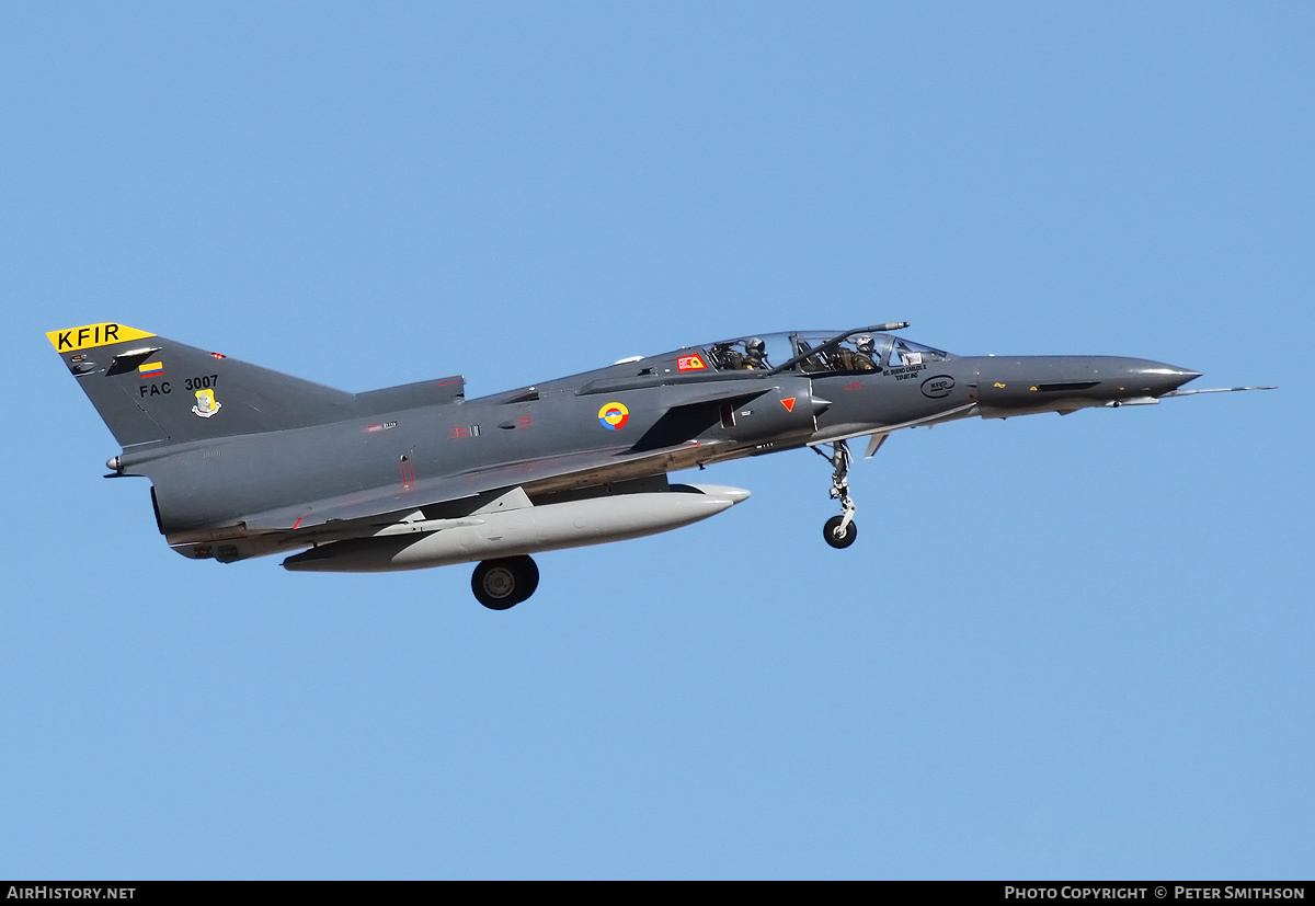 Aircraft Photo of FAC3007 | Israel Aircraft Industries Kfir COD | Colombia - Air Force | AirHistory.net #338283