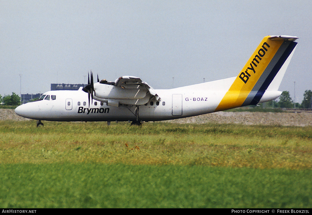 Aircraft Photo of G-BOAZ | De Havilland Canada DHC-7-102 Dash 7 | Brymon Airways | AirHistory.net #338324