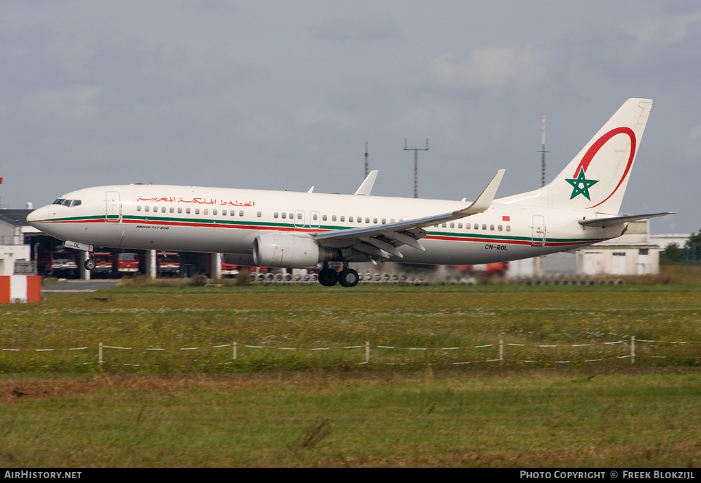 Aircraft Photo of CN-ROL | Boeing 737-8B6 | Royal Air Maroc - RAM | AirHistory.net #338334