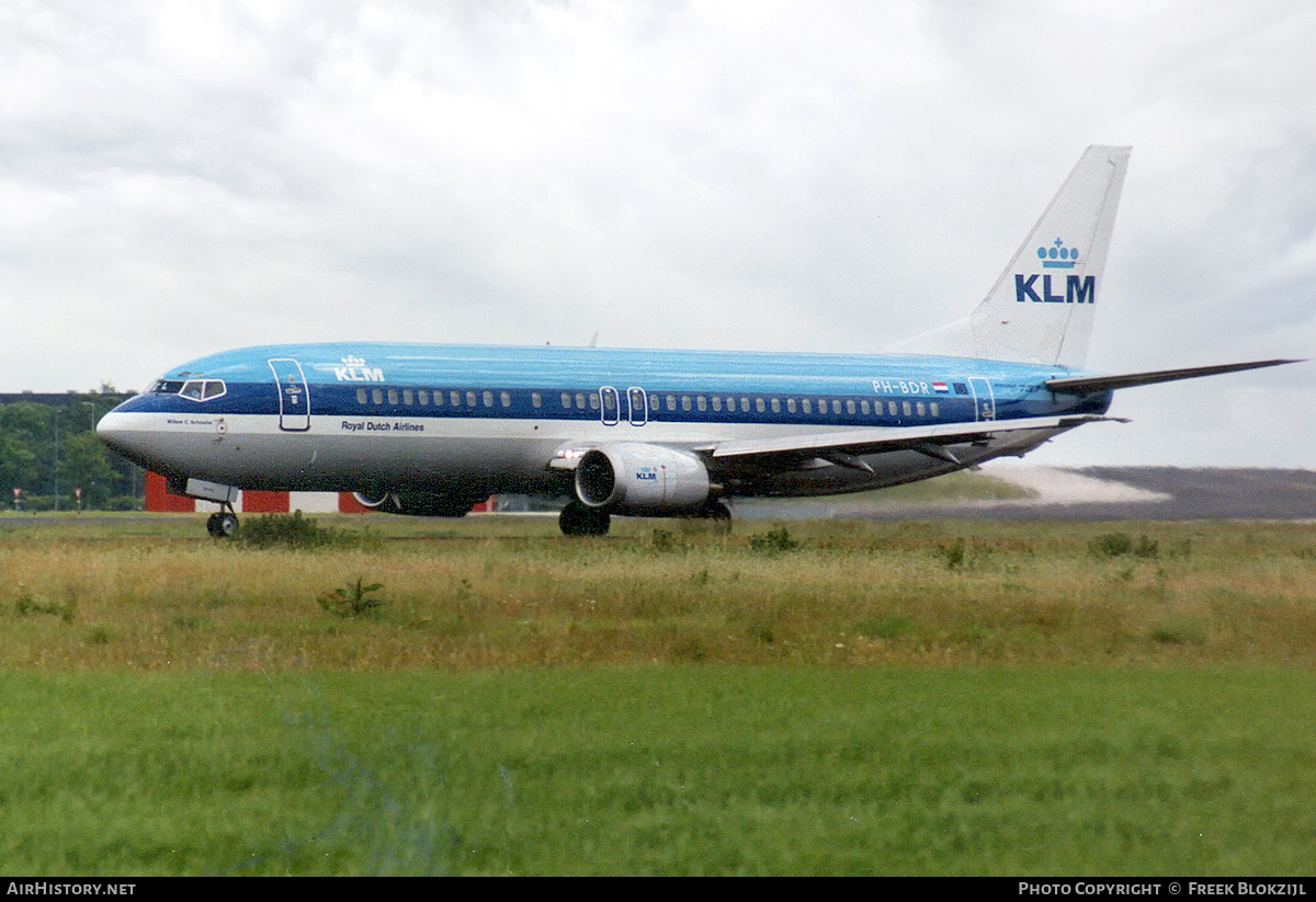 Aircraft Photo of PH-BDR | Boeing 737-406 | KLM - Royal Dutch Airlines | AirHistory.net #338335