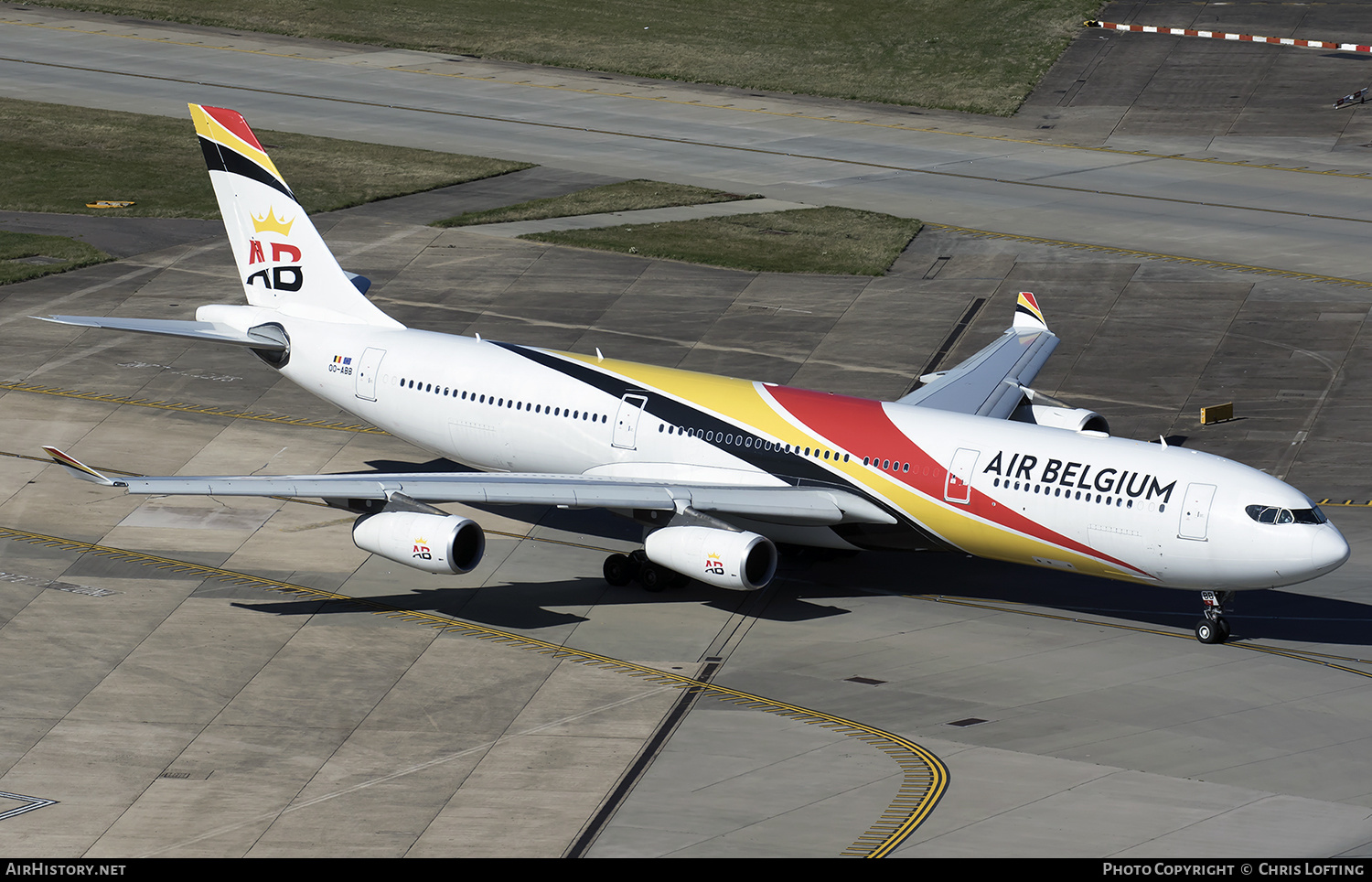 Aircraft Photo of OO-ABB | Airbus A340-313E | Air Belgium | AirHistory.net #338355