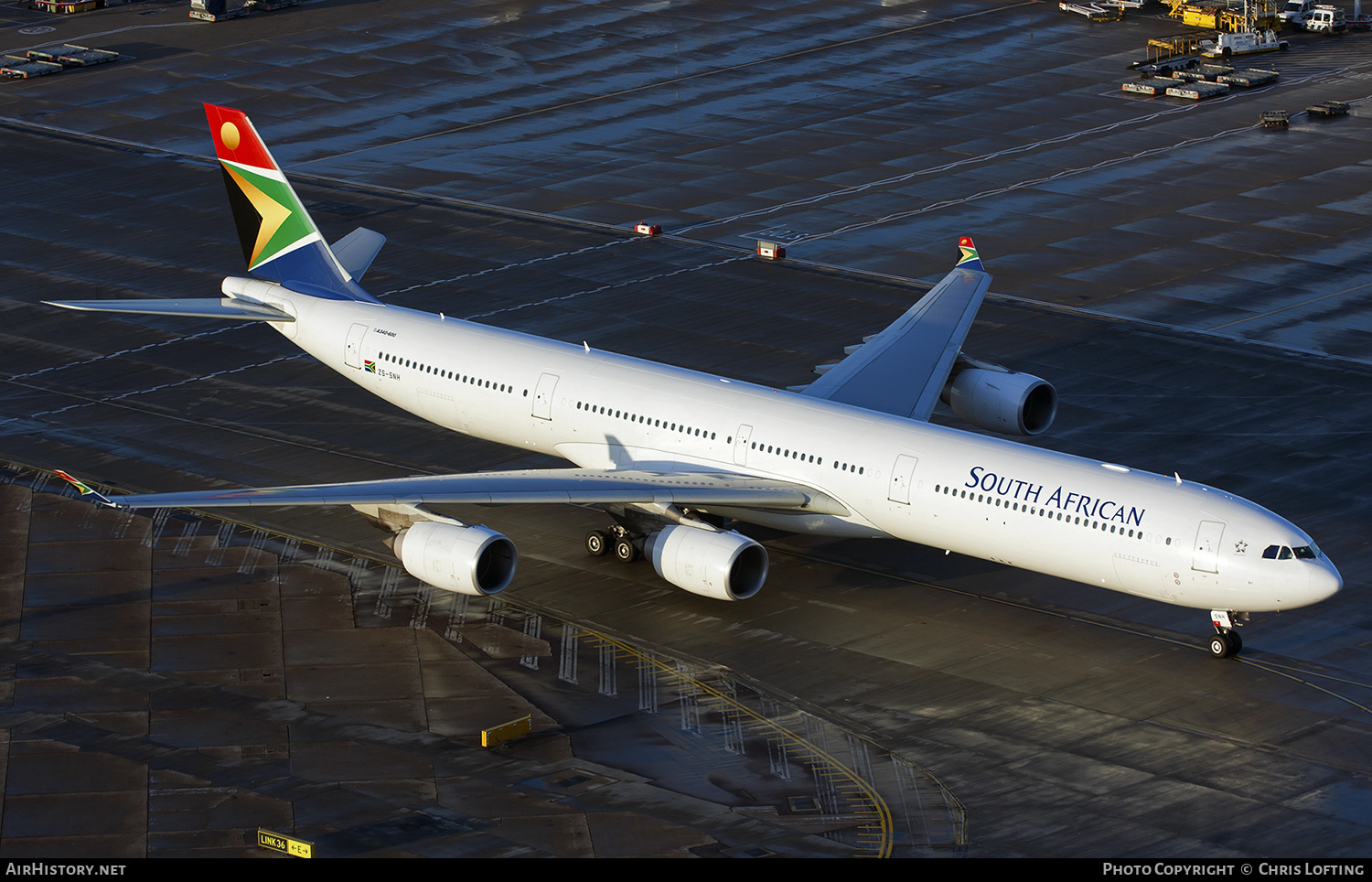 Aircraft Photo of ZS-SNH | Airbus A340-642 | South African Airways | AirHistory.net #338362