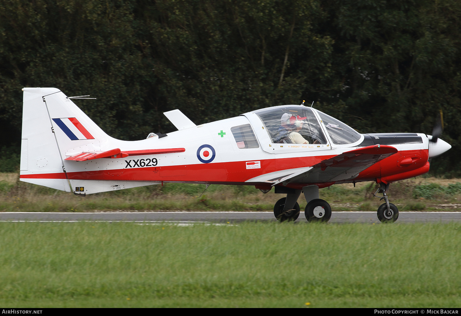 Aircraft Photo of G-BZXZ / XX629 | Scottish Aviation Bulldog 120/121 | UK - Air Force | AirHistory.net #338369