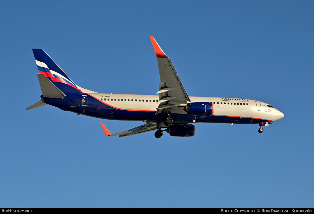 Aircraft Photo of VP-BNP | Boeing 737-8MC | Aeroflot - Russian Airlines | AirHistory.net #338406