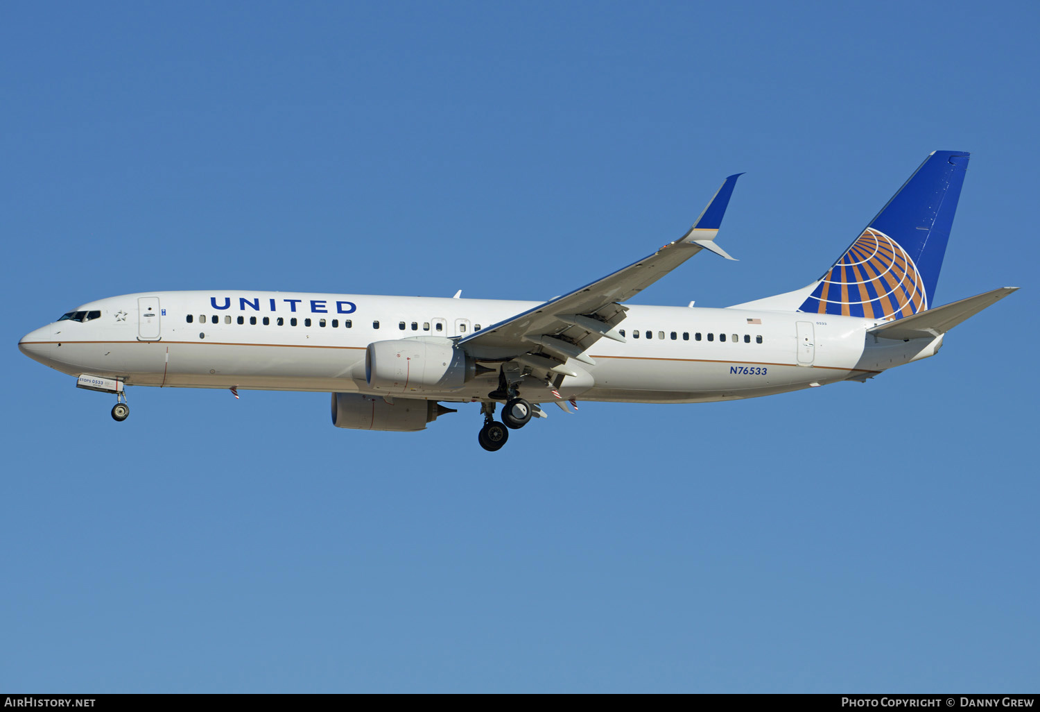 Aircraft Photo of N76533 | Boeing 737-824 | United Airlines | AirHistory.net #338411