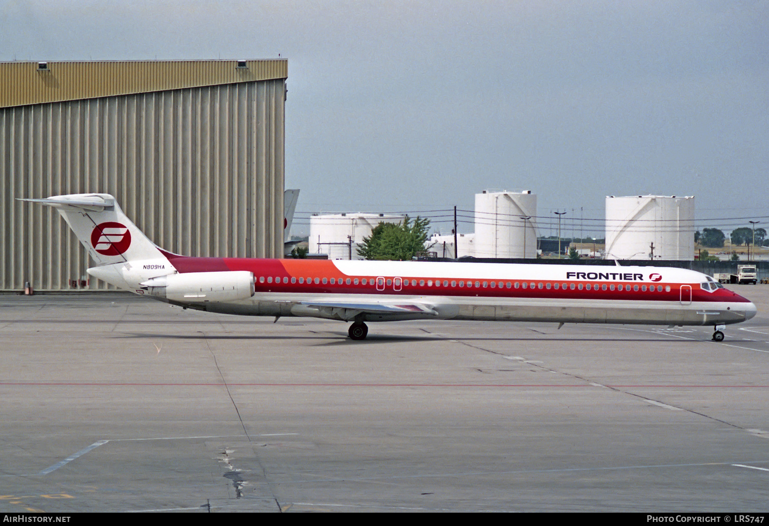 Aircraft Photo of N809HA | McDonnell Douglas MD-81 (DC-9-81) | Frontier Airlines | AirHistory.net #338418