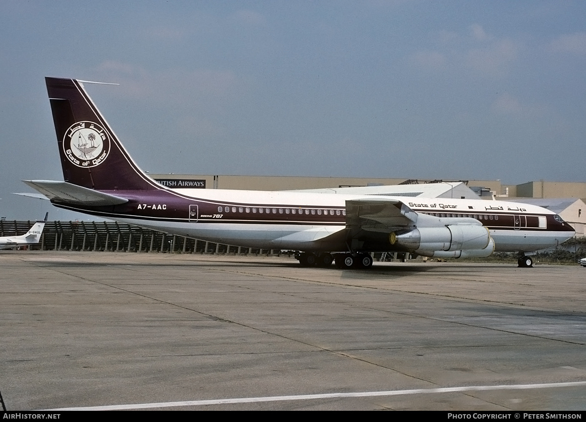 Aircraft Photo of A7-AAC | Boeing 707-336C | State of Qatar | AirHistory.net #338420