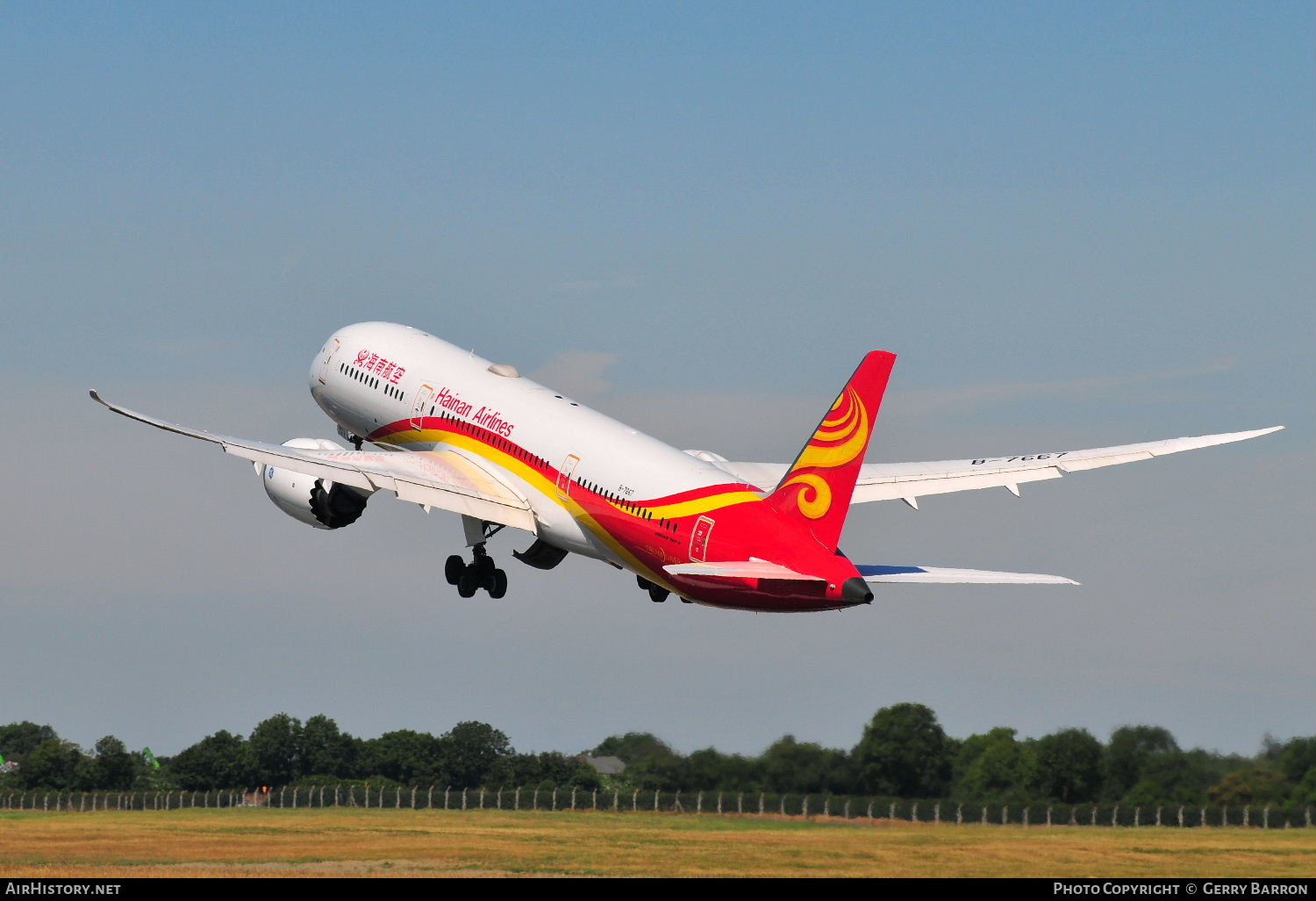 Aircraft Photo of B-7667 | Boeing 787-9 Dreamliner | Hainan Airlines | AirHistory.net #338475